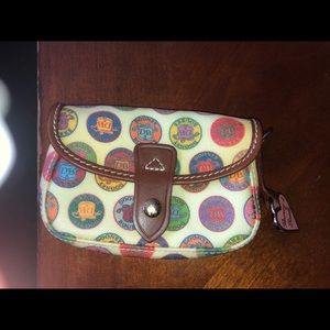 Used Dooney and Burke circle medallion wallet.